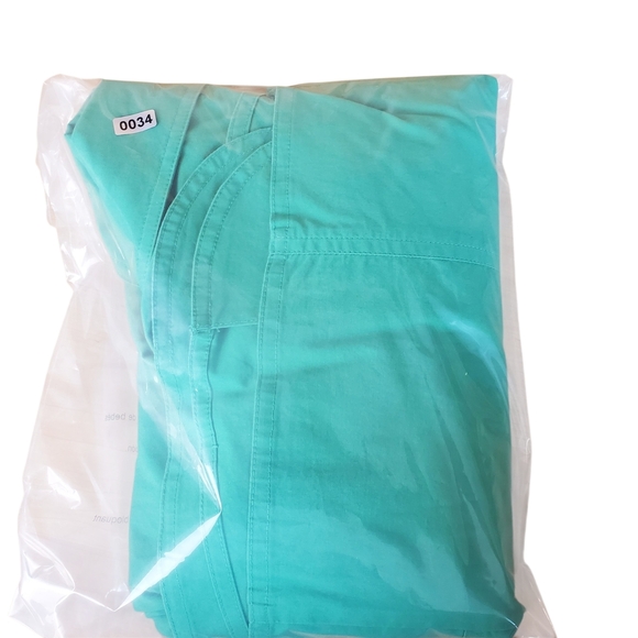 Chico's Green Blazer Lightweight Notched Lapel. 8. B0034 - Picture 10 of 10